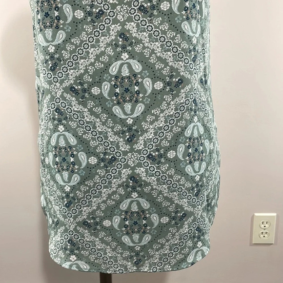 Pink Republic Paisley Floral Sheer Layered Tank Top S - Picture 7 of 15